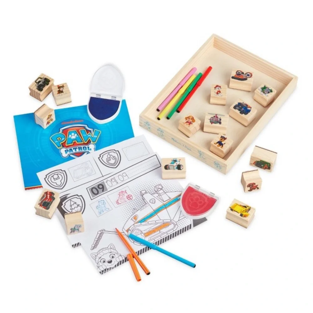 New Melissa & Doug Paw Patrol 25 piece Stamp Set